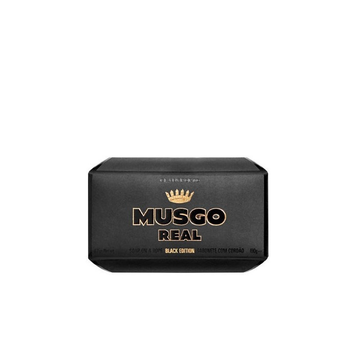 Musgo Real SOAP ON A ROPE BLACK EDITION