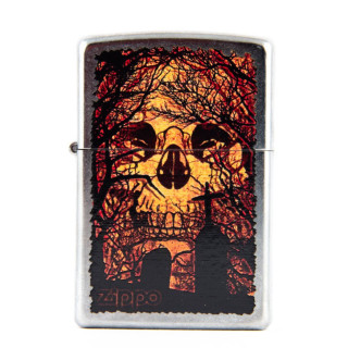 Accendino Zippo Teschio bosco