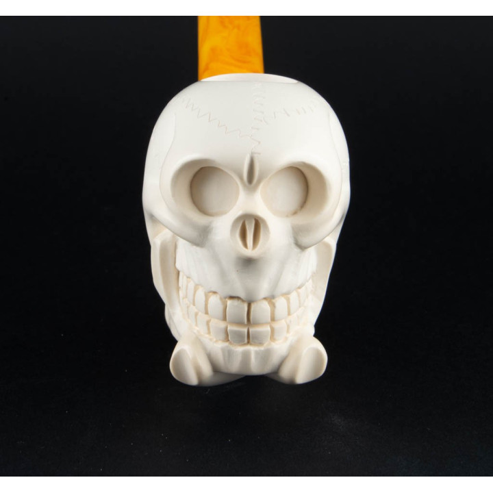 Pipe Meerschaum Skull