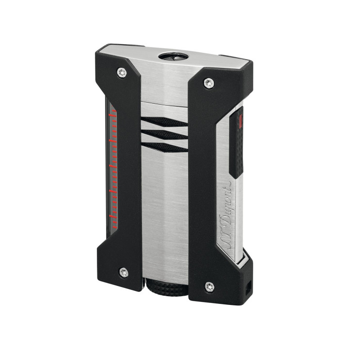 St Dupont Lighter Defi Extreme Grey Brushed