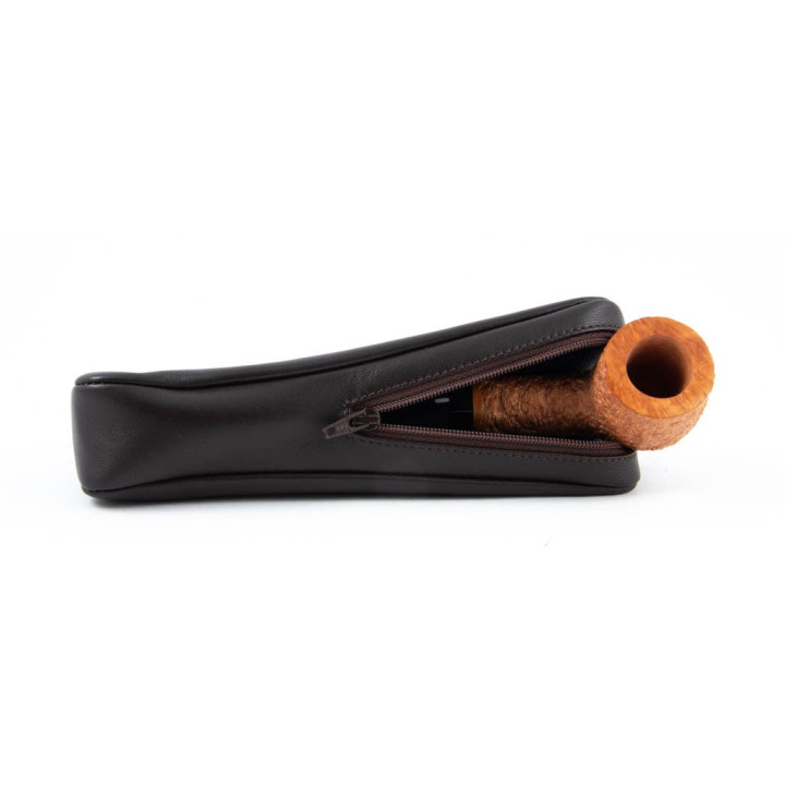 Lubinski Tobacco Pouch and Pipe 'Dark Brown'