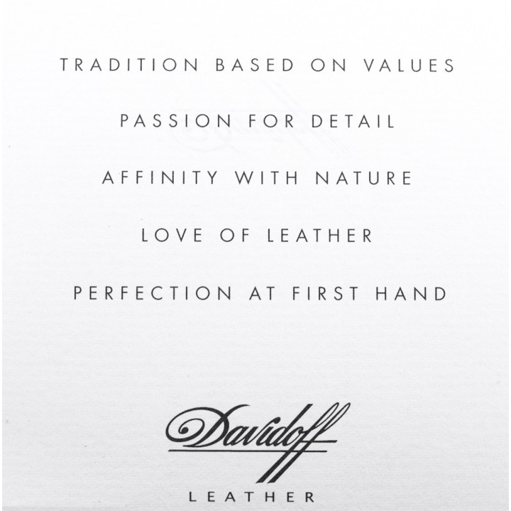 Davidoff - Portamonete Pelle Marrone