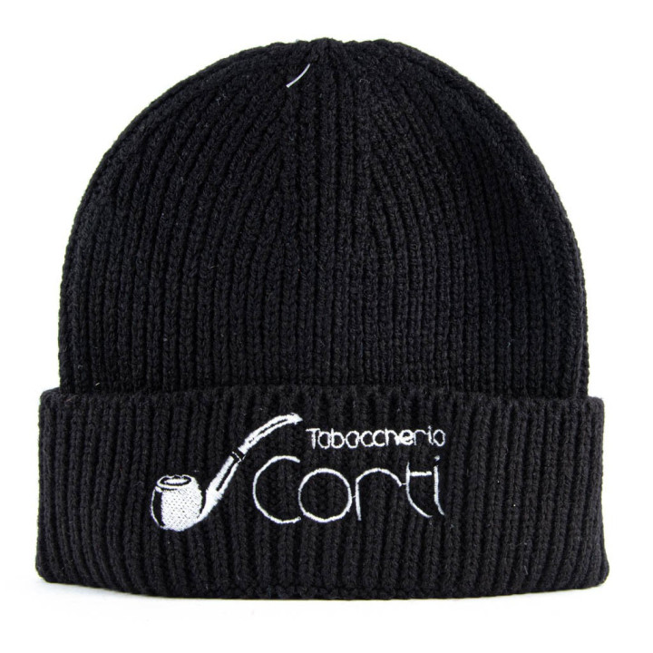 Man's Winter Cap - Tabaccheria Corti - Black