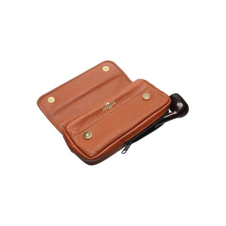 Dunhill Borse in Pelle Porta Pipe e Tabacco