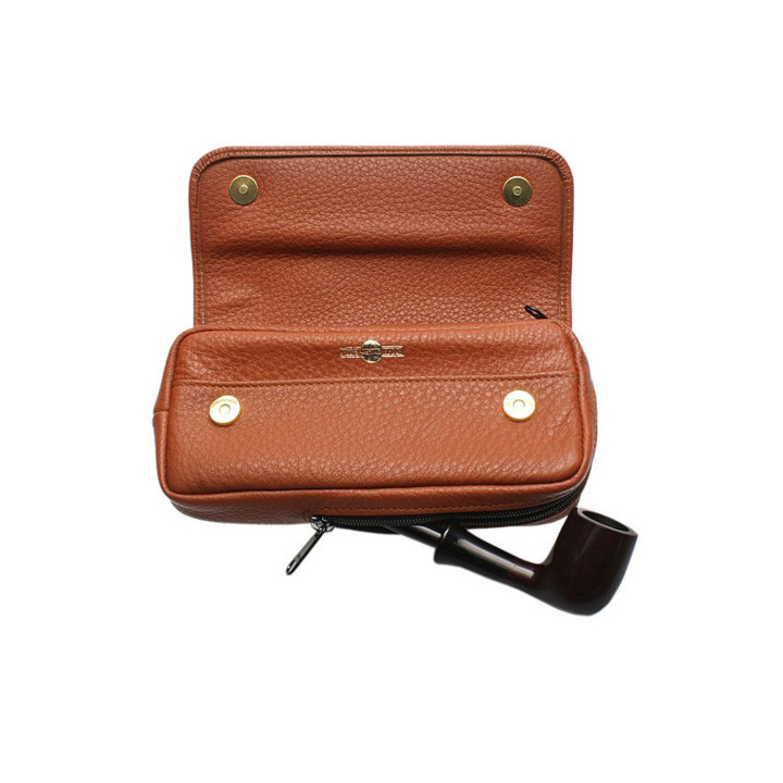 Dunhill Borse in Pelle Porta Pipe e Tabacco