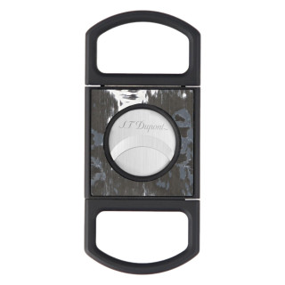 St Dupont  Cigar Cutter Carbon Dark Storm