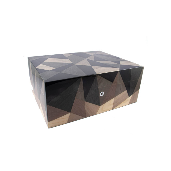 Gentili Humidor Cigars Luxury patchwood