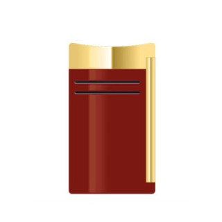 St Dupont Lighter burgundy Golden
