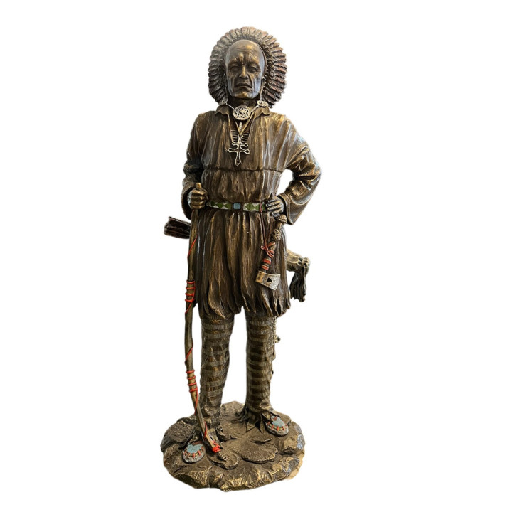 Statuetta Indiano Sciamano Saggio B