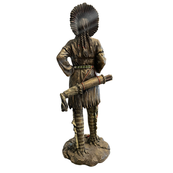 Statuetta Indiano Sciamano Saggio B