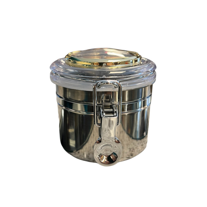 Lubinski - Vaso Tabacco 100gr in Acciaio