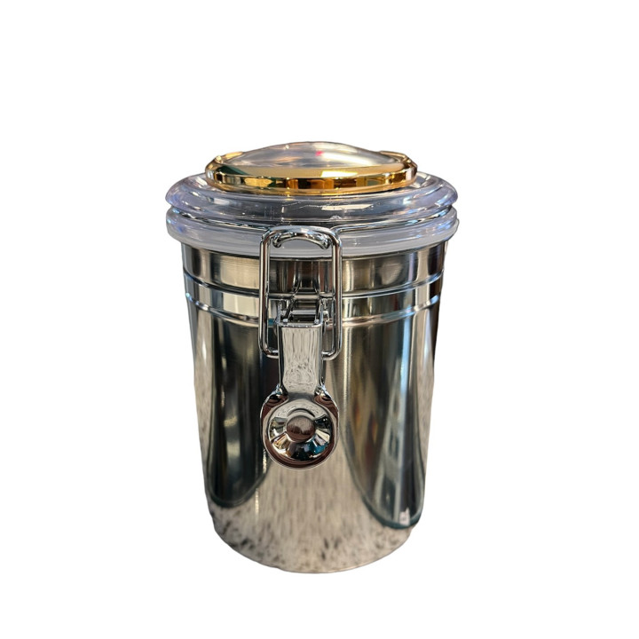 Lubinski - Tobacco jar 250gr in Stainless Steel