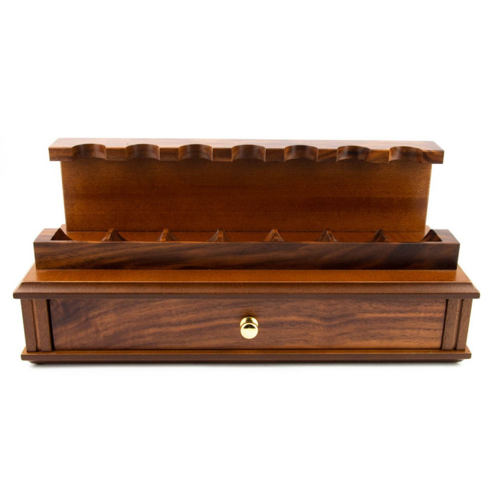 Lubinski Pipe Rack in Nut