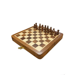Magnetic Backgammon Chess Set and Checker Set
