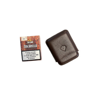 Cartujano - Luxury Leather  Case for 4 toscani