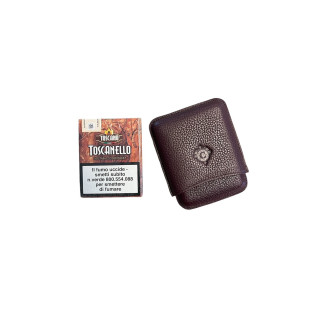 Cartujano - Luxury Leather  Case for 4 toscani