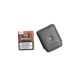 Cartujano - Luxury Leather  Case for 4 toscani