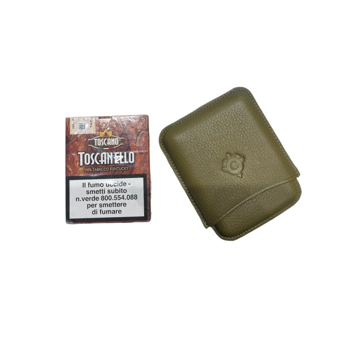 Cartujano - Luxury Leather  Case for 4 toscani