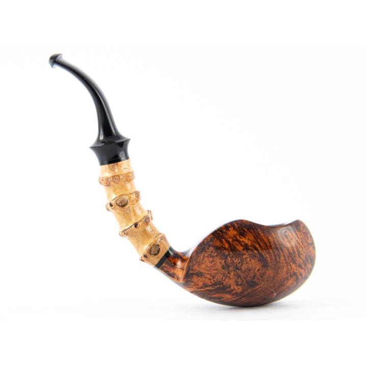 Pipa C-Pipe Bent Dragon W Bamboo