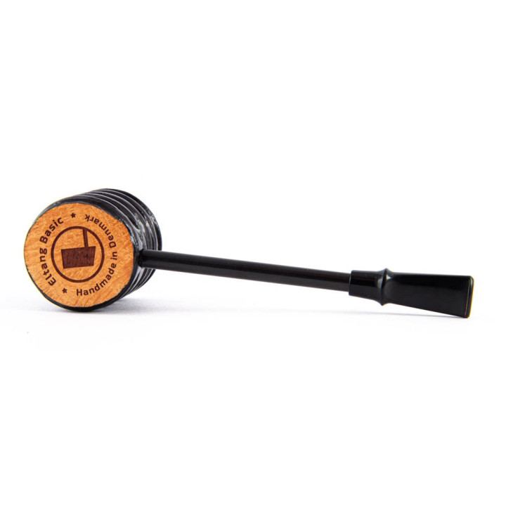 Eltang Basic Pipe Rusticated Black Pot Poker W Wind Cap