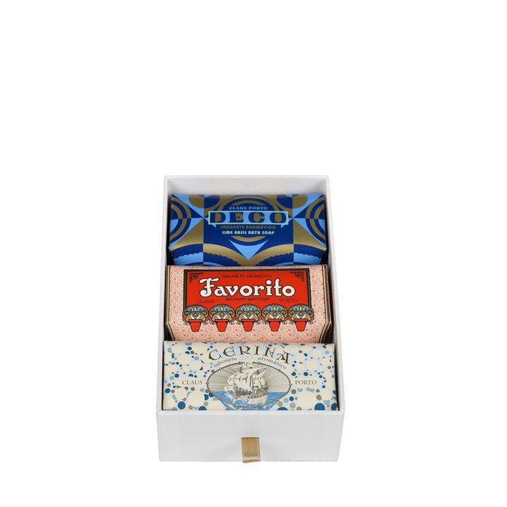 Claus Porto - Gift Box with 3 soaps
