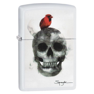 Lighter Zippo Skull Steven Spazuk