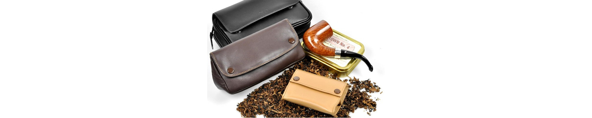 Tobacco Pouches and Pipe Case